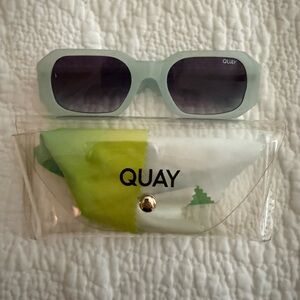 Quay Australia Mint Green Sunglasses